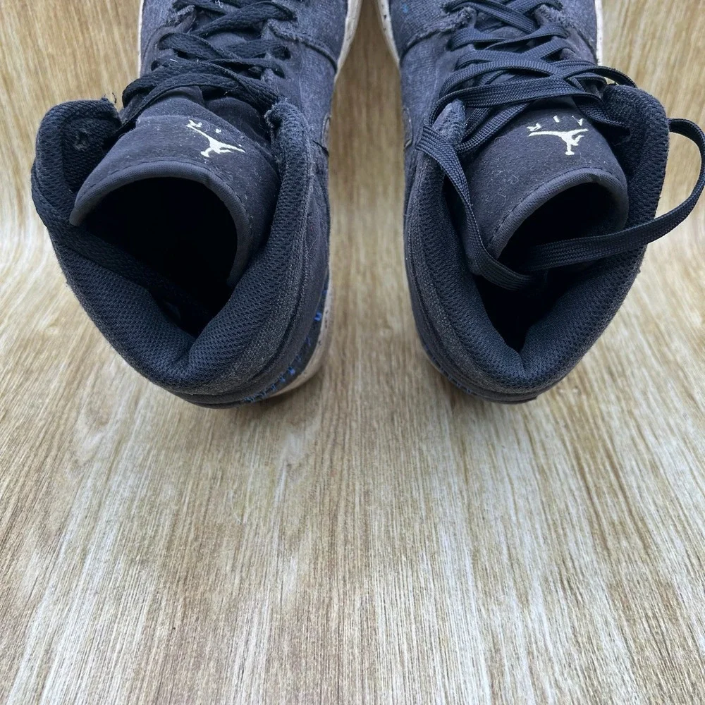 Nike Air Jordan 1 Mid SE Crater Men's Size 9 Black Recycled‎ Sneakers DM3529-001